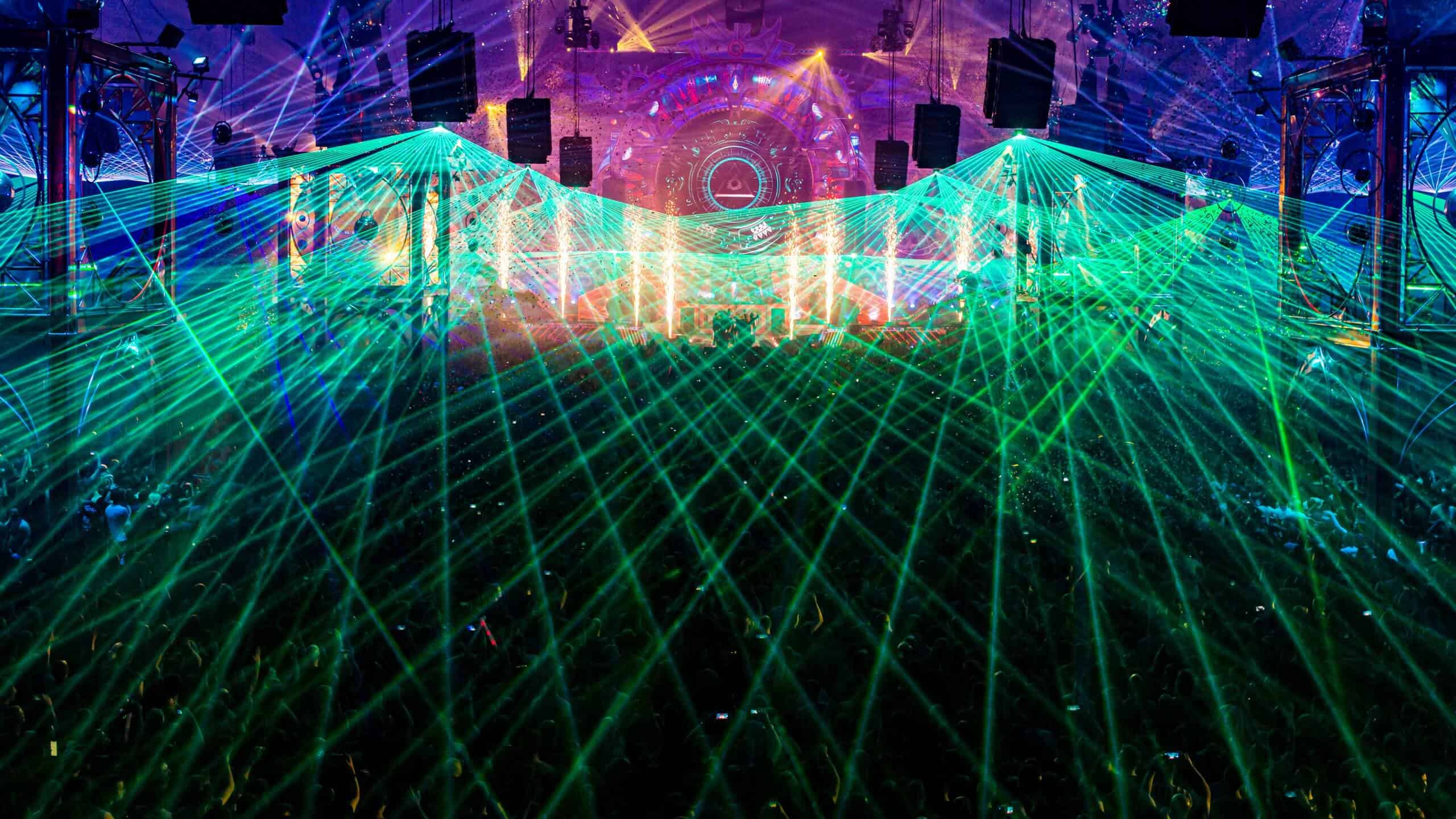 Lasers @ DEDIQATED - 20 Years of Q-dance - GelreDome - Arnhem - The Netherlands - Hardstyle